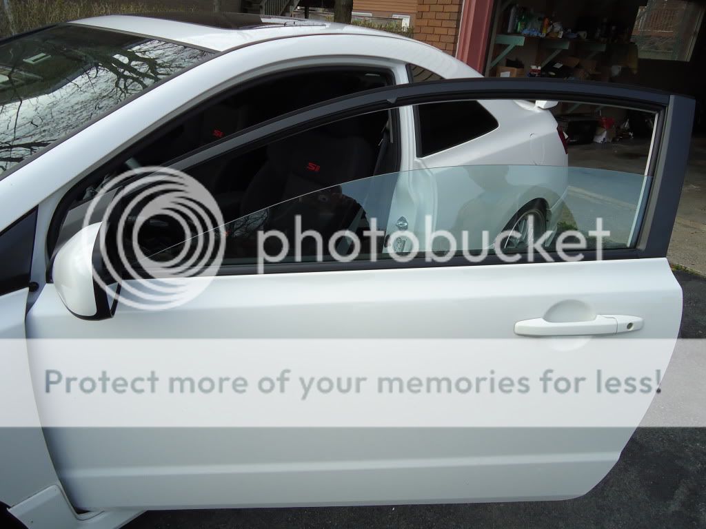 DIY Weathertech window visors from Xenondepot 8th Generation Honda