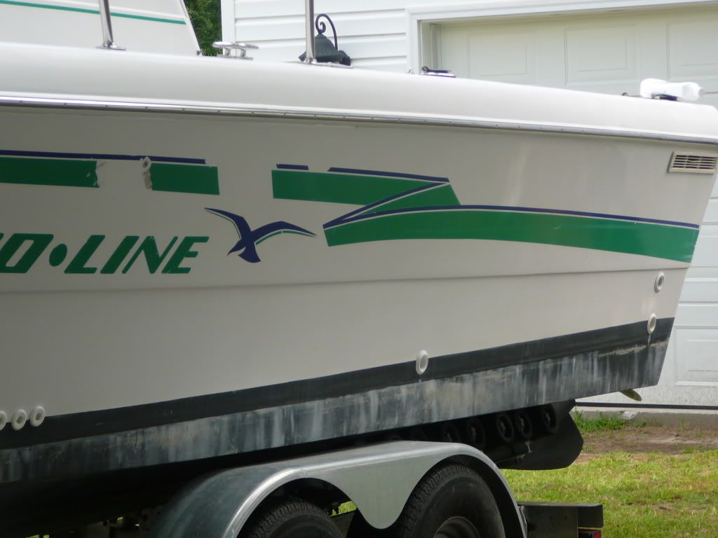 Striping Boat &amp; Need Ideas and Color Choices Pics Included 